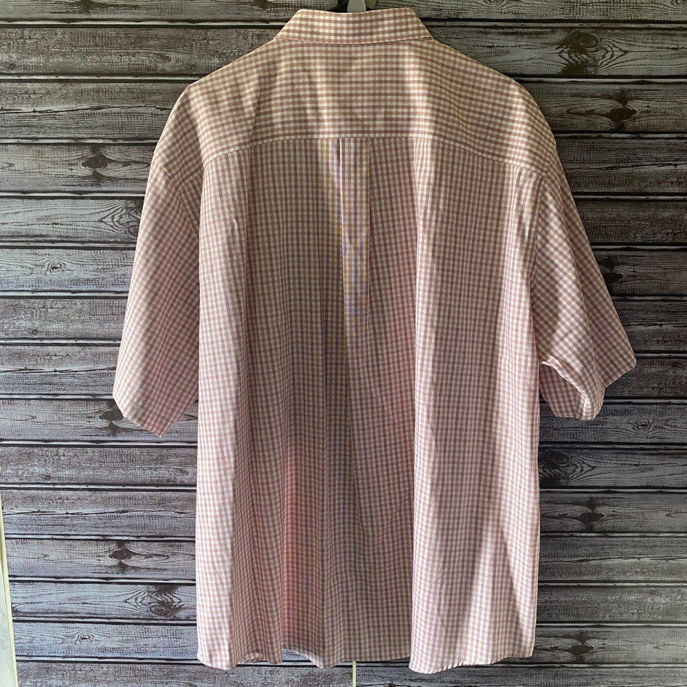Cabela's Men's Short-Sleeved Button-Down Shirt Size 2XL White Red Plaid NWT - Picture 2 of 8